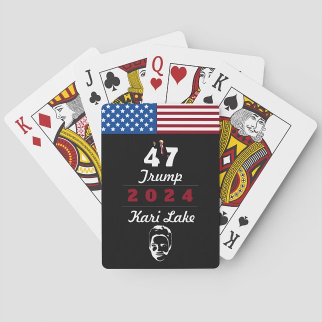 47 Trump Kari Sjö 2024 Casinokort (Baksidan)