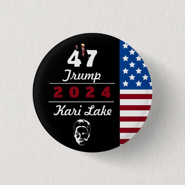 47 Trump Kari Sjö 2024 Knapp (Framsida)
