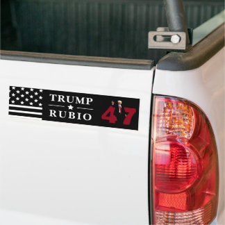 47 Trump Rubio 2024 Bildekal