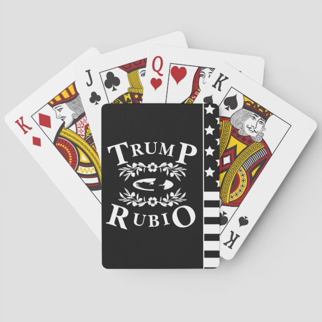 47 Trump Rubio 2024 Casinokort (Baksidan)
