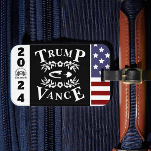 47 Trump Vance 2024 Bagagebricka
