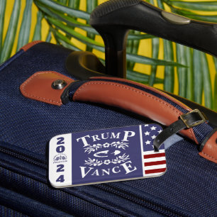 47 Trump Vance 2024 Bagagebricka