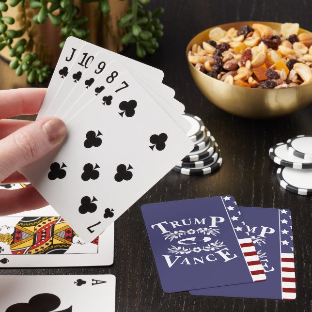 47 Trump Vance 2024 Casinokort (På plats)