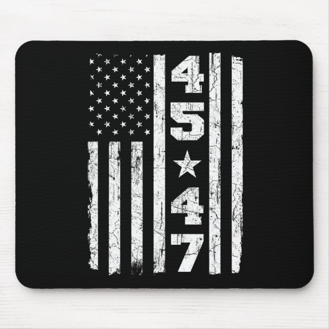 47 Trump Vintage USA flagga 2024 President Val Musmatta (Framsidan)