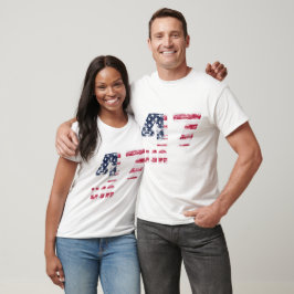 47 USA - Red, White och Blue Edition T Shirt
