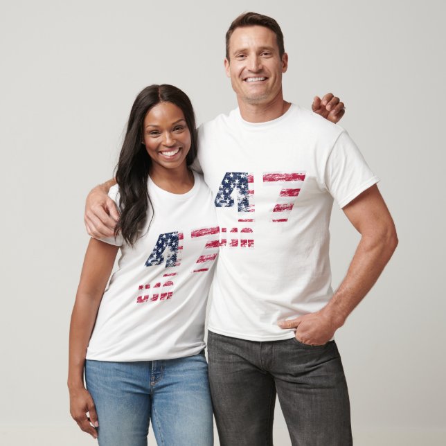 47 USA - Red, White och Blue Edition T Shirt (Unisex)