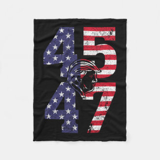 47 Vi 2024 står i Förenta staternas Flagga 1 Fleecefilt