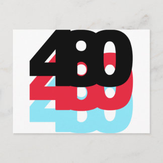 480 Områdeskod Vykort