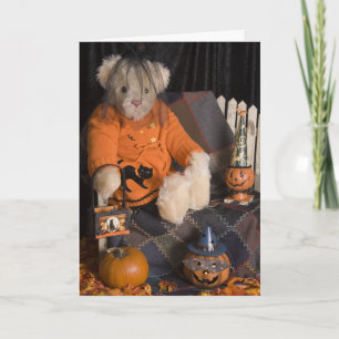 4839 Nalle Halloween-hälsningskort Kort