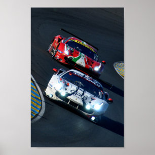 488 GTE EVO 24 timmar Le Mans 2022 Poster