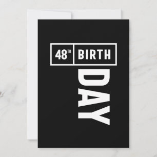 48 år gammal - 48:e födelsedag Funny Gift Tack Kort