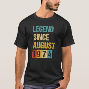 48 år gammal förklaring sedan augusti 1974 t shirt