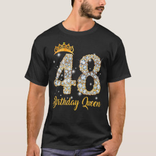 48 år gammal min 48:e födelsedag drottning Diamond T Shirt