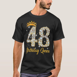 48 år gammal min 48:e födelsedag drottning Diamond T Shirt