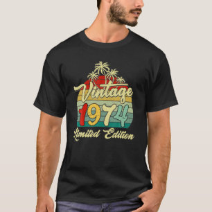48 år gammal Vintage 1974 48 Födelsedagsfest Manar T Shirt