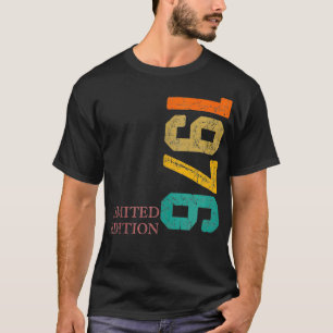 48 år gammal Vintage 1976 som gjordes 1976 vid 48: T Shirt