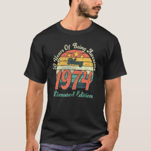 48-åriga Fantastisk sedan maj 1974 50:e födelsedag T Shirt