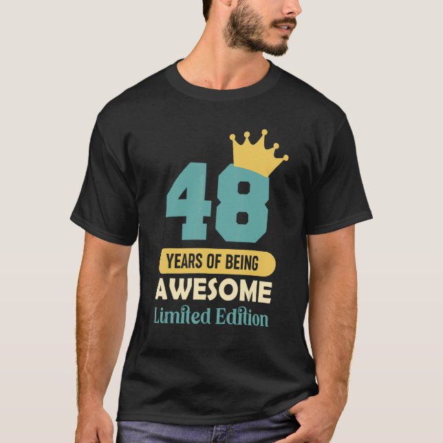 48 års ålder vid 48 års ålder i Fantastisk T Shirt (Framsida)