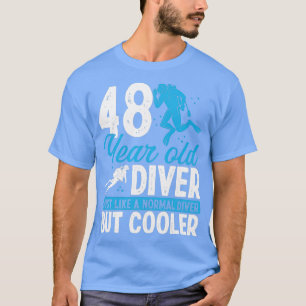 48 års Dyka Diver Snorkel 48 födelsedag T Shirt