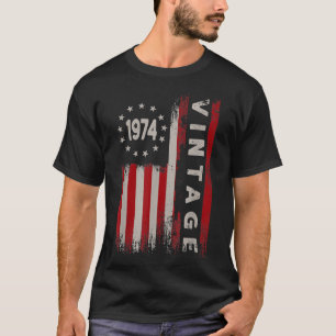 48 års Vintage för gamla gåvor 1974 Amerikansk Fla T Shirt