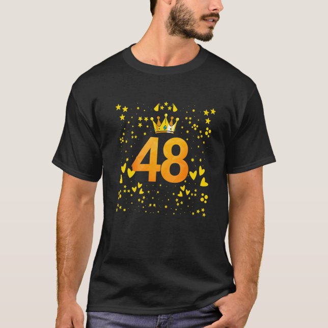 48-årsdag t shirt (Framsida)