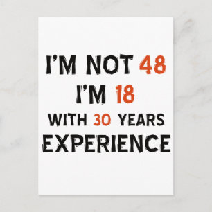 48-årsjubileum vykort