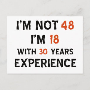 48-årsjubileum vykort