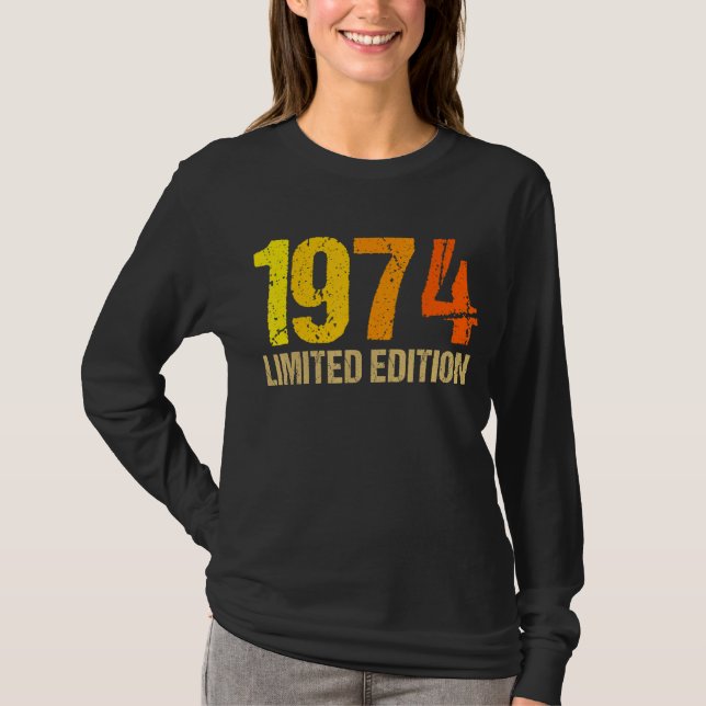 48:e födelsedag Dam Manar 48 år 1974 T Shirt (Framsida)