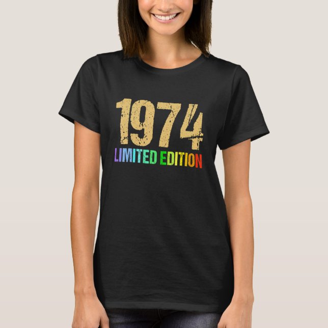 48:e födelsedag Dam Manar 48 år 1974 T Shirt (Framsida)