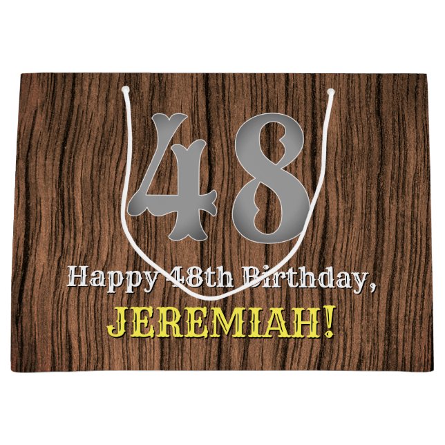 48:e födelsedag: Land Western Inspired Titta, Namn (Framsidan)