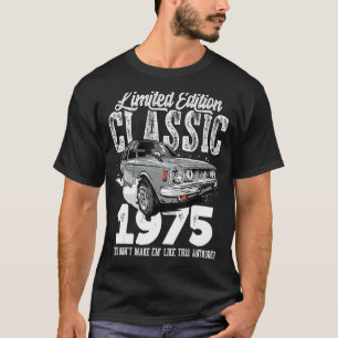 48:e födelsedag Vintage Classic Car 1975 B day 48  T Shirt