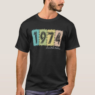 48:e födelsedagen Dam Manar 48 år 1974 4 T Shirt