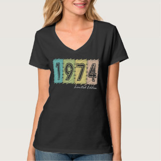 48:e födelsedagen Dam Manar 48 år 1974 4 T Shirt
