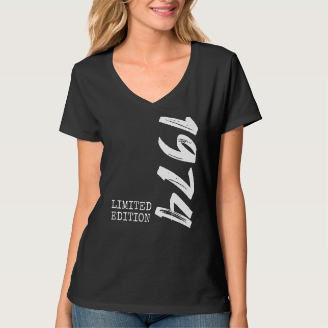 48:e födelsedagen Dam Manar 48 år 1974 7 T Shirt (Framsida)
