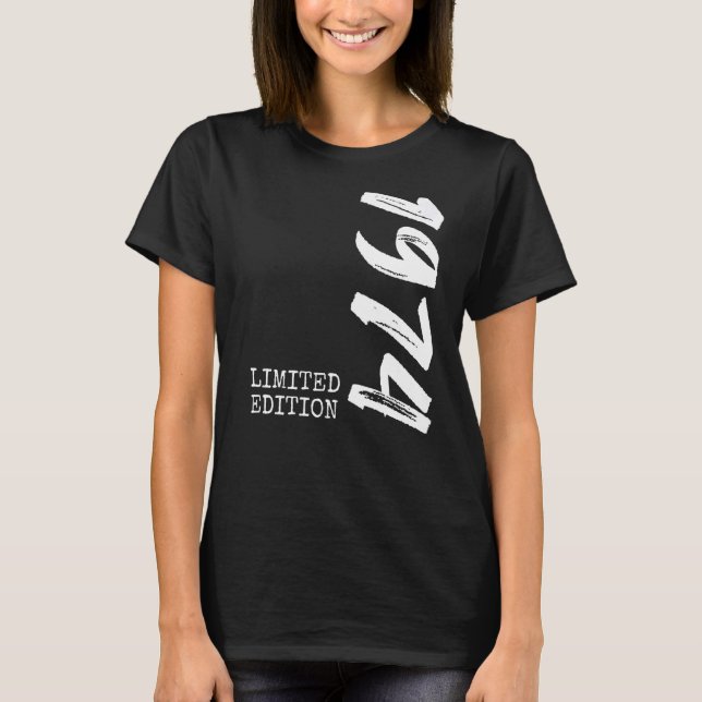 48:e födelsedagen Dam Manar 48 år 1974 7 T Shirt (Framsida)