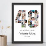 48:e födelsedagen nummer 48 Anpassningsbars fotoko Poster<br><div class="desc">Fira 48-årsdagen med den här personligen poster 48 fotosamlingar. Anpassadets gåva är också perfekt för bröllop-årsdagen. Det är ett underbart sätt att visning värdefulla minnen från ditt bröllop och gifta liv. Poster innehåller en samling foton som fångar in dessa speciella ögonblick och kan anpassas med namn, födelsedatum eller årsdatum. Det...</div>