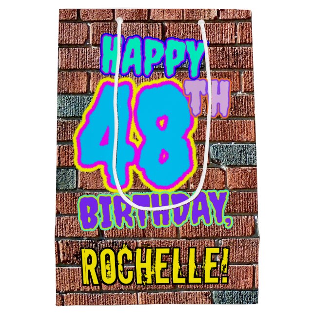 48:e födelsedagen: Roligt, Urban Graffiti Inspired (Baksidan)