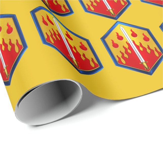 48:e kemiska brigaden ”Beprövad i strid” Presentpapper (Rullad Hörn)