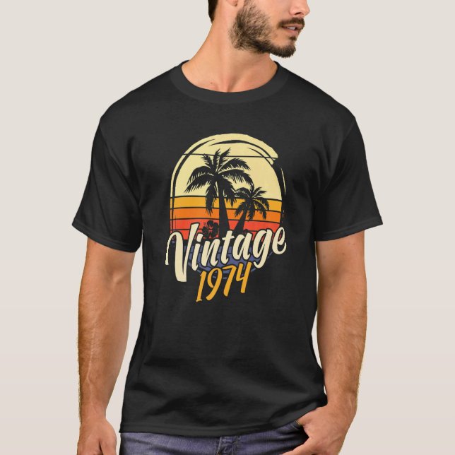 48:e Vintagen 1974 T Shirt (Framsida)
