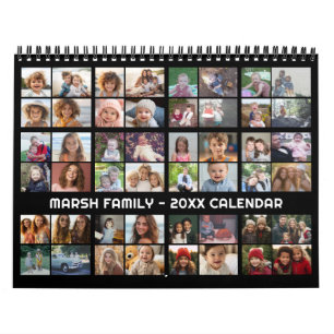 48 Foto - Enkel Modern Familj Anpassad Foto Kalender