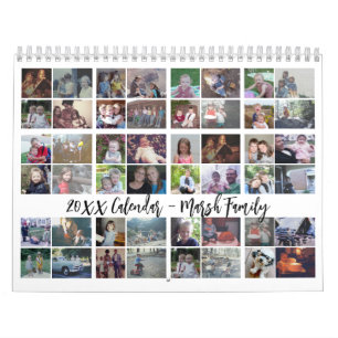 48 Foto - Enkel Modern Family 2024-Anpassningsbarn Kalender