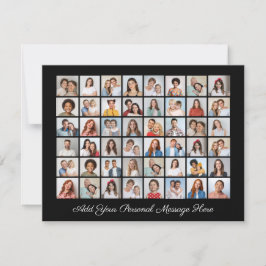 48 Fotokollage lägg till ditt eget gratulationskor Kort