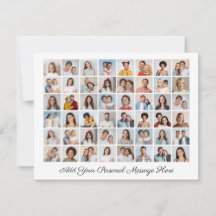 48 Fotokollage Lägg till eget gratulationskort