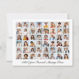 48 Fotokollage Lägg till eget gratulationskort Kort
