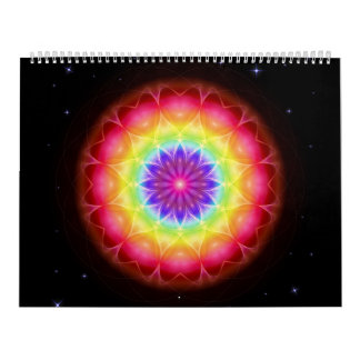 48 Mandalas som ring-bindare Kalender