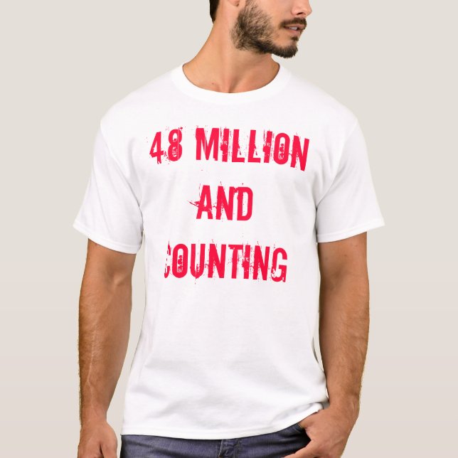 48 miljoner/nutida förintelse tee (Framsida)