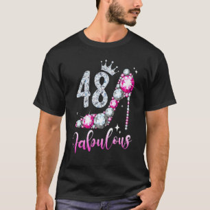 48 och uppmjukande 48:e födelsedag Kråka med hönss T Shirt