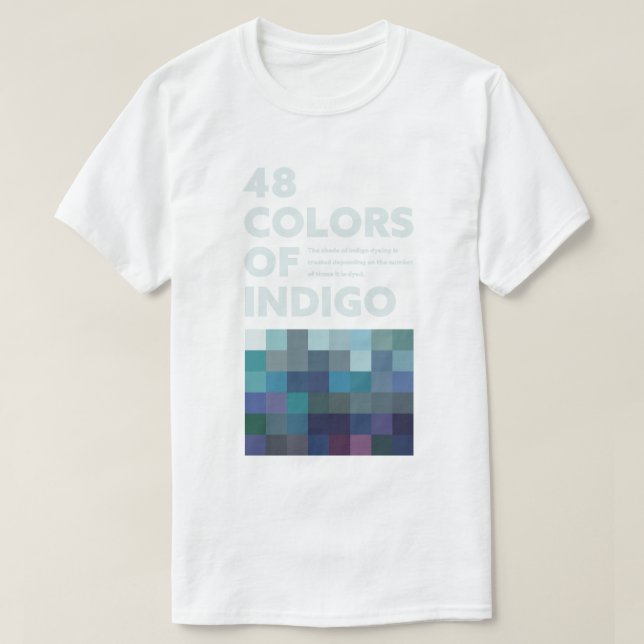 48COLORS OF INDIGO_A T SHIRT (Design framsida)