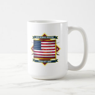 48th Illinois volontärinfanteri Kaffemugg