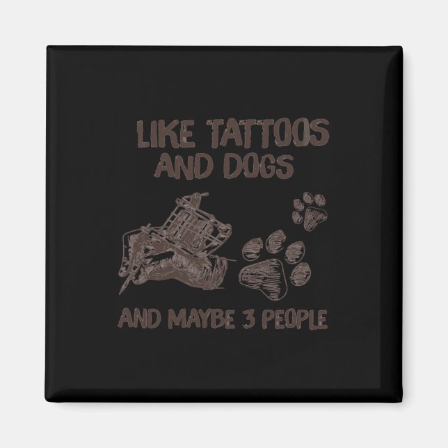 4905 108ike 116attoos 97nd 100Hundar 97:e 109-51 Magnet (Framsidan)